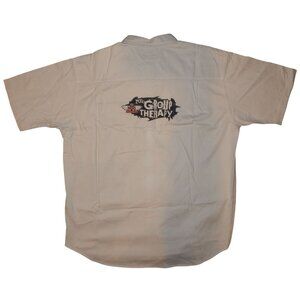 Vintage 2000 HOG Harley Owners Group Therapy Staff Button Up Shirt Men's 3XL